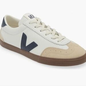 Veja Volley White Nautico Bark Size 7